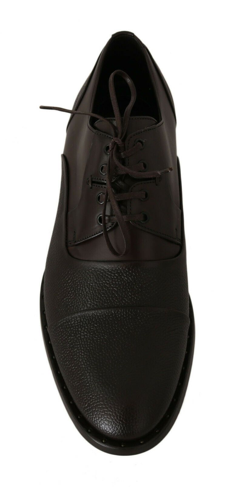 - Elegant Brown Leather Formal Lace-ups