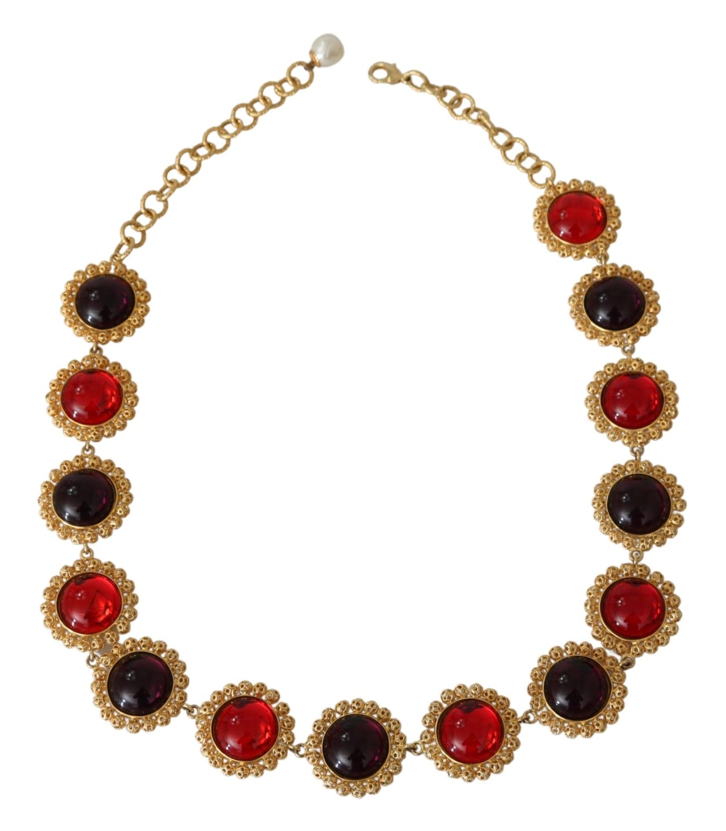 - Elegant Crystal Charm Statement Necklace