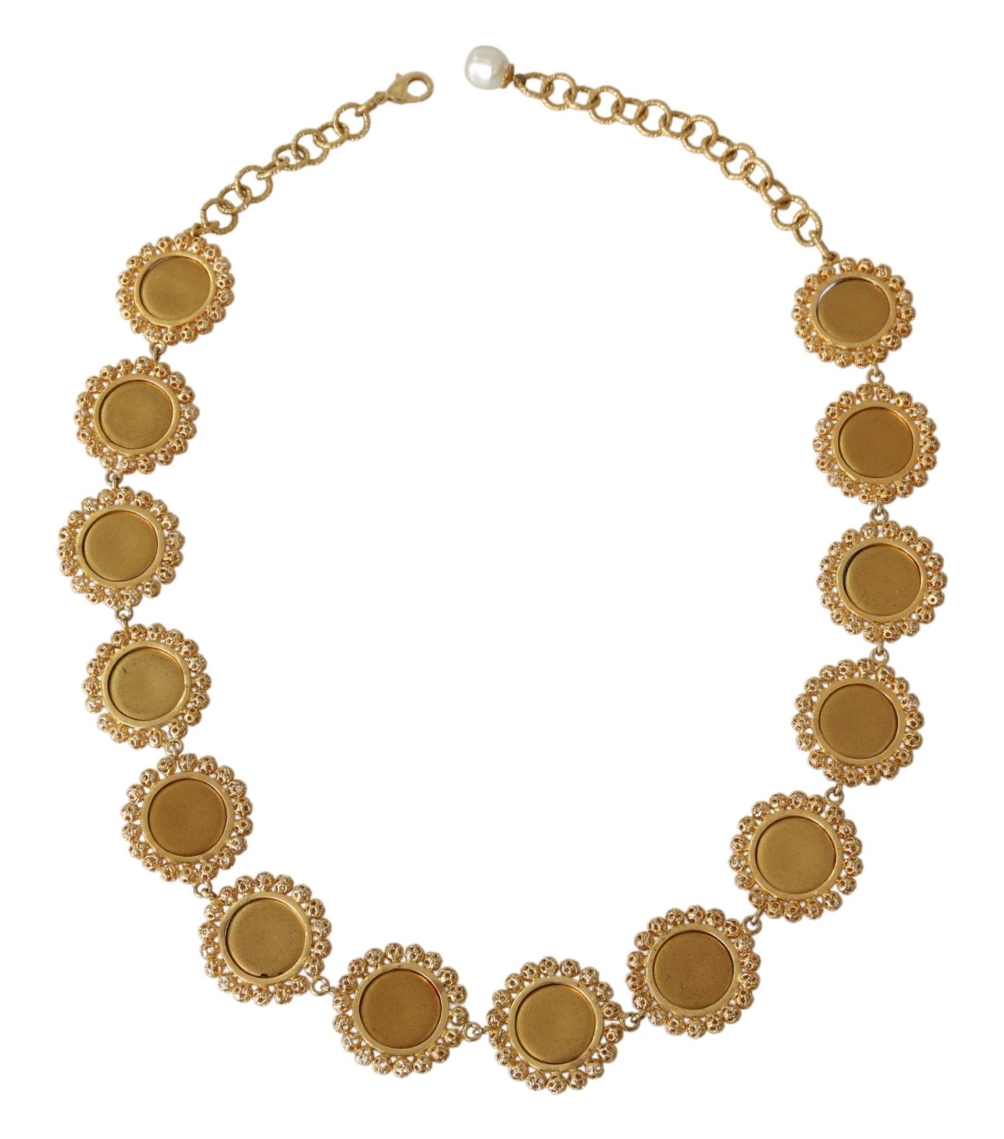 - Elegant Crystal Charm Statement Necklace