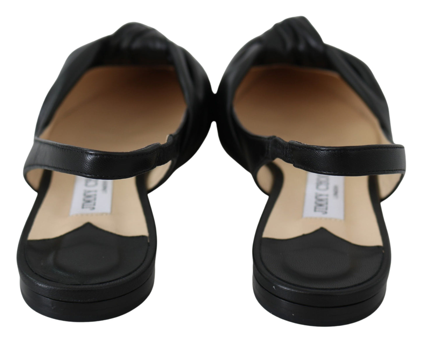 - Elegant Pointed Toe Leather Flats