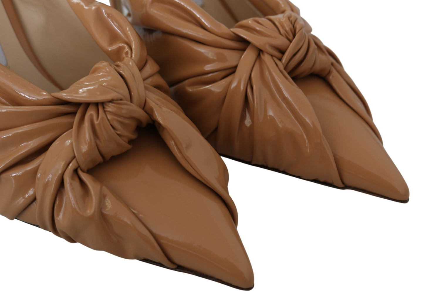 - Elegant Pointed Toe Leather Pumps