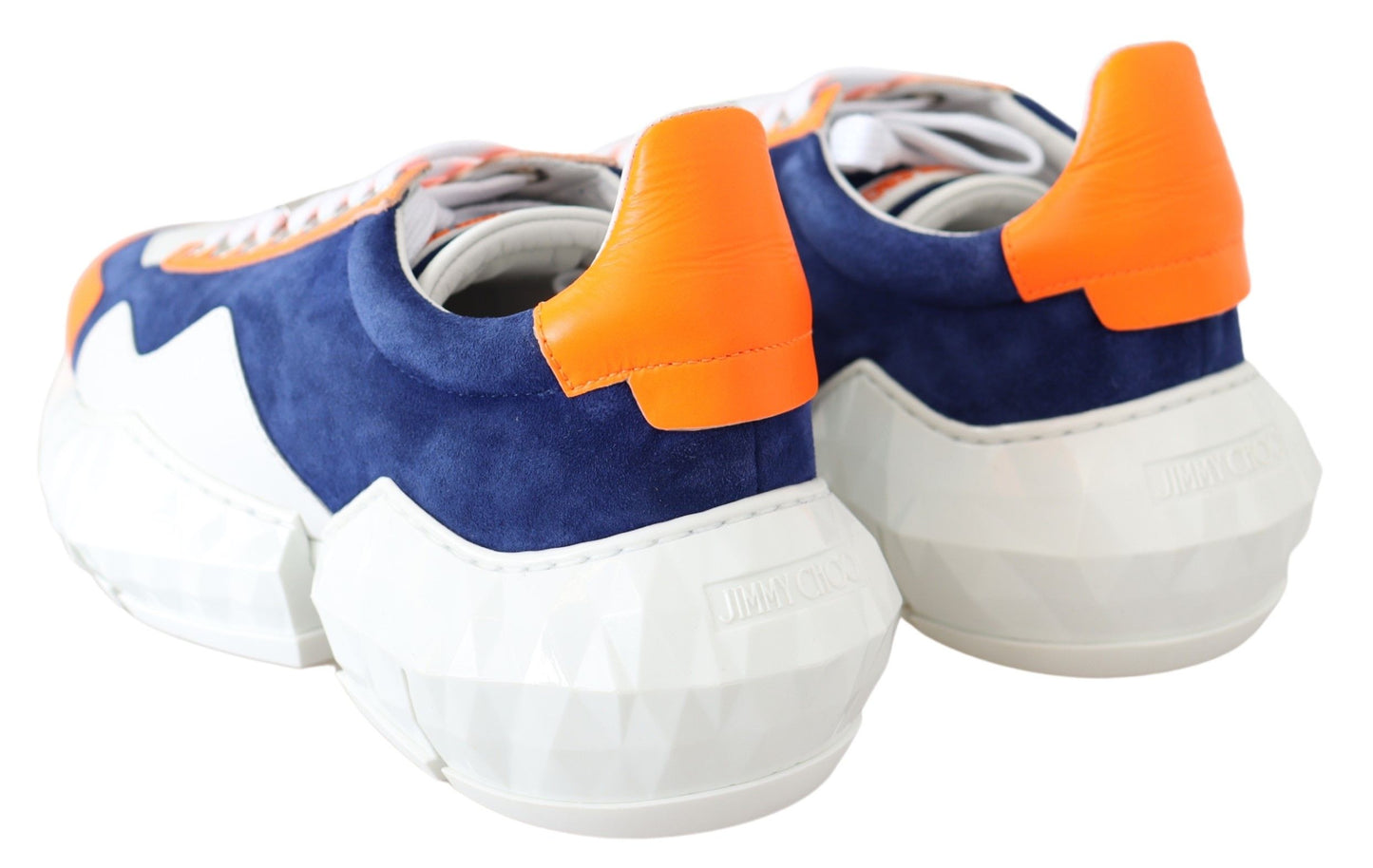- Electric Elegance Leather Mix Sneakers