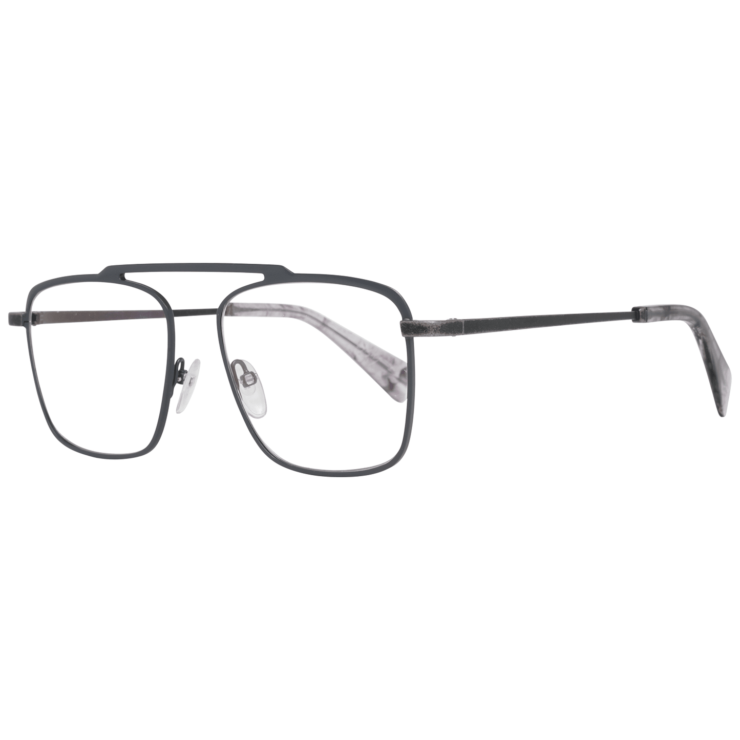 Yohji Yamamoto Men’s Optical Frames – Gray Full-Rim, 53mm