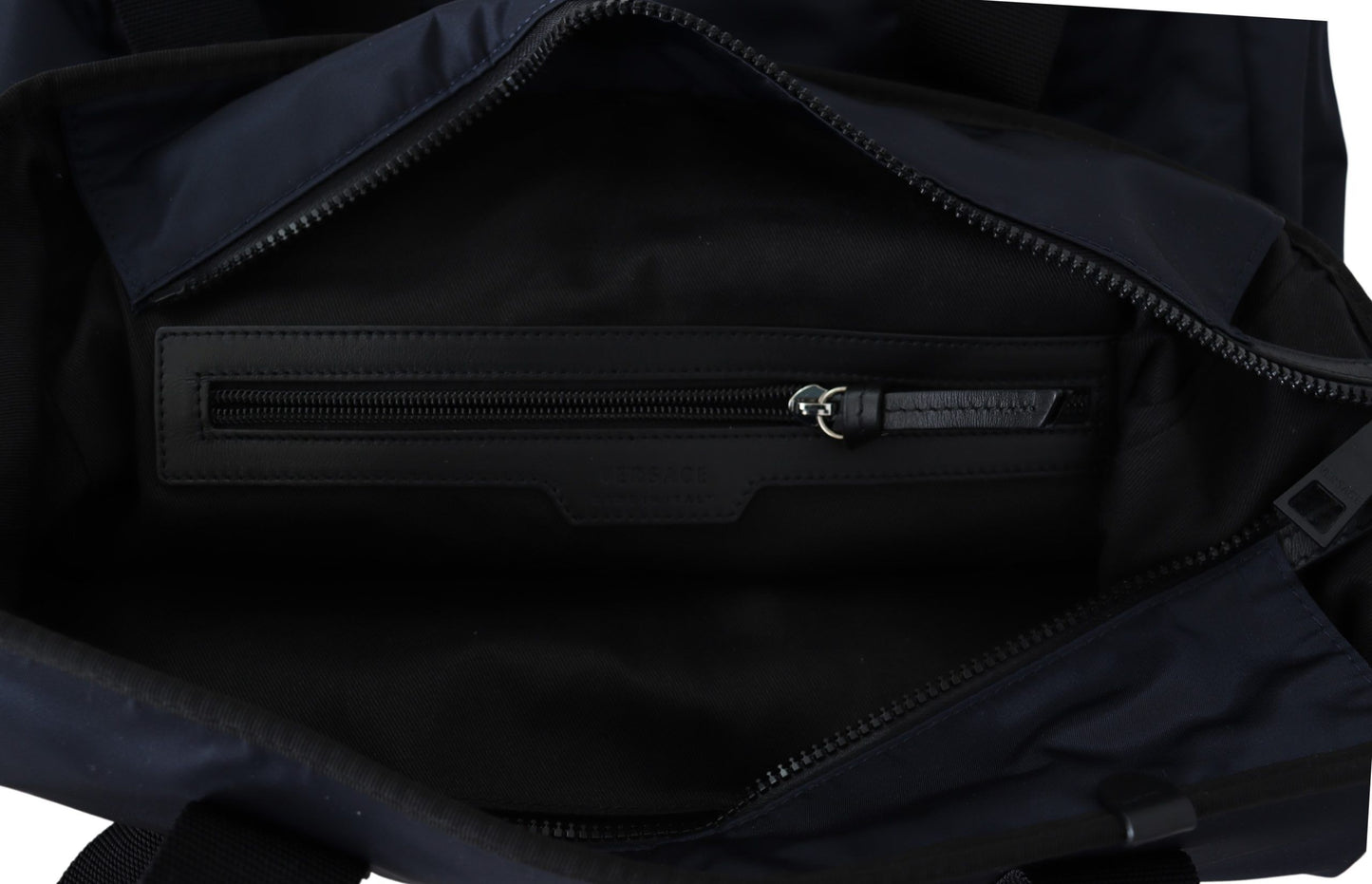 - Elegant Blue Nylon Tote Bag
