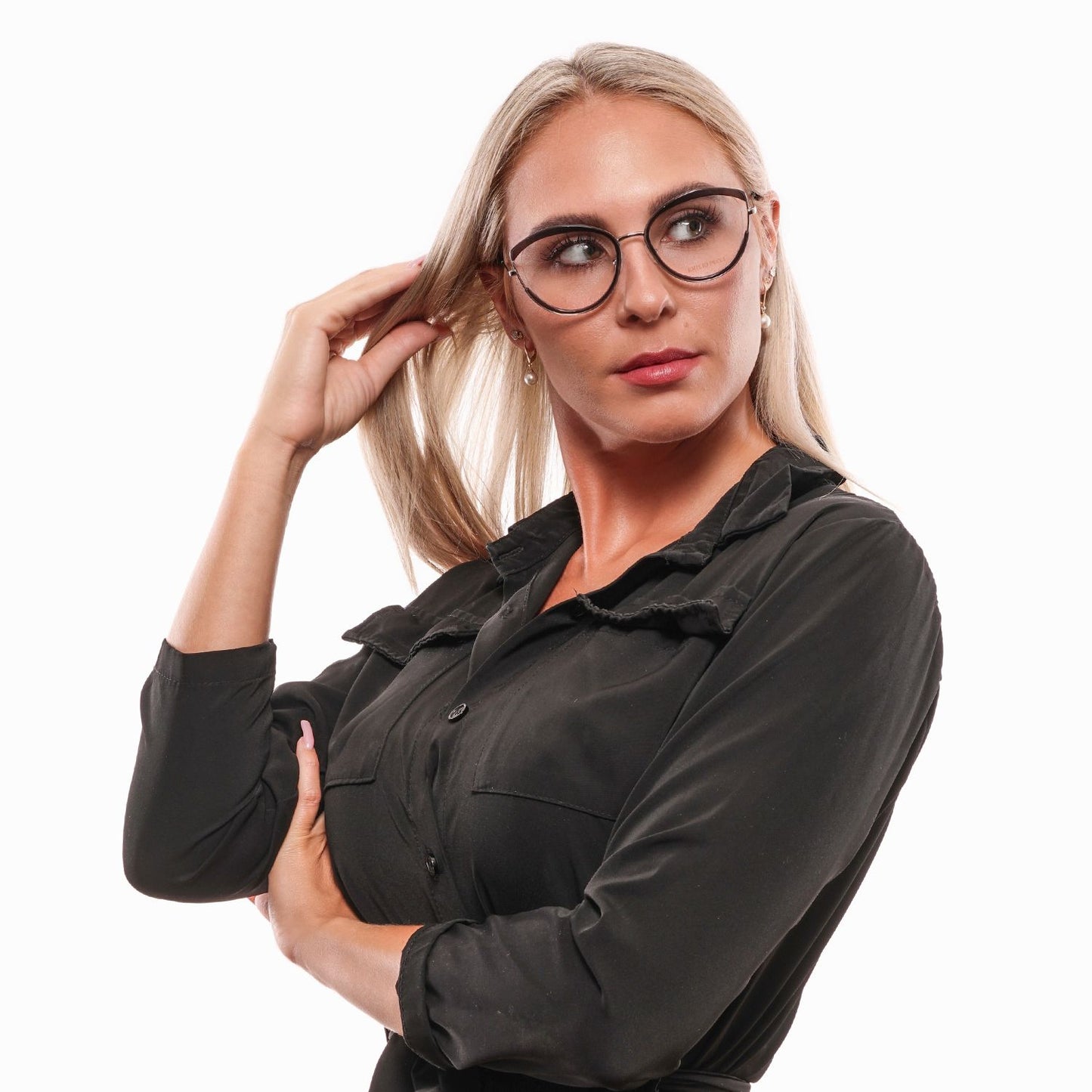 Emilio Pucci Women’s Optical Frames – Black Square Full-Rim
