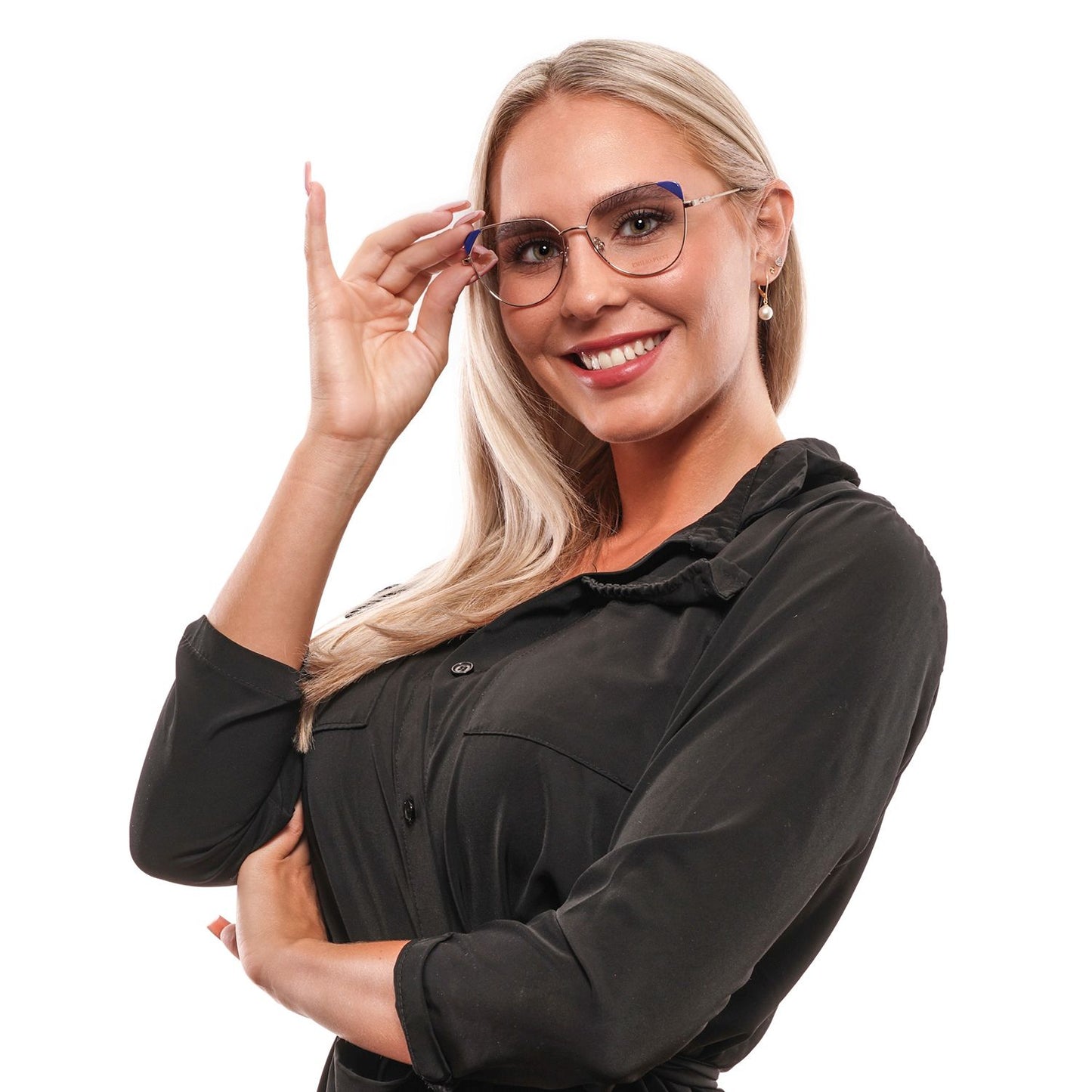 Emilio Pucci Women’s Optical Frames – Gold Square Frame, 57mm