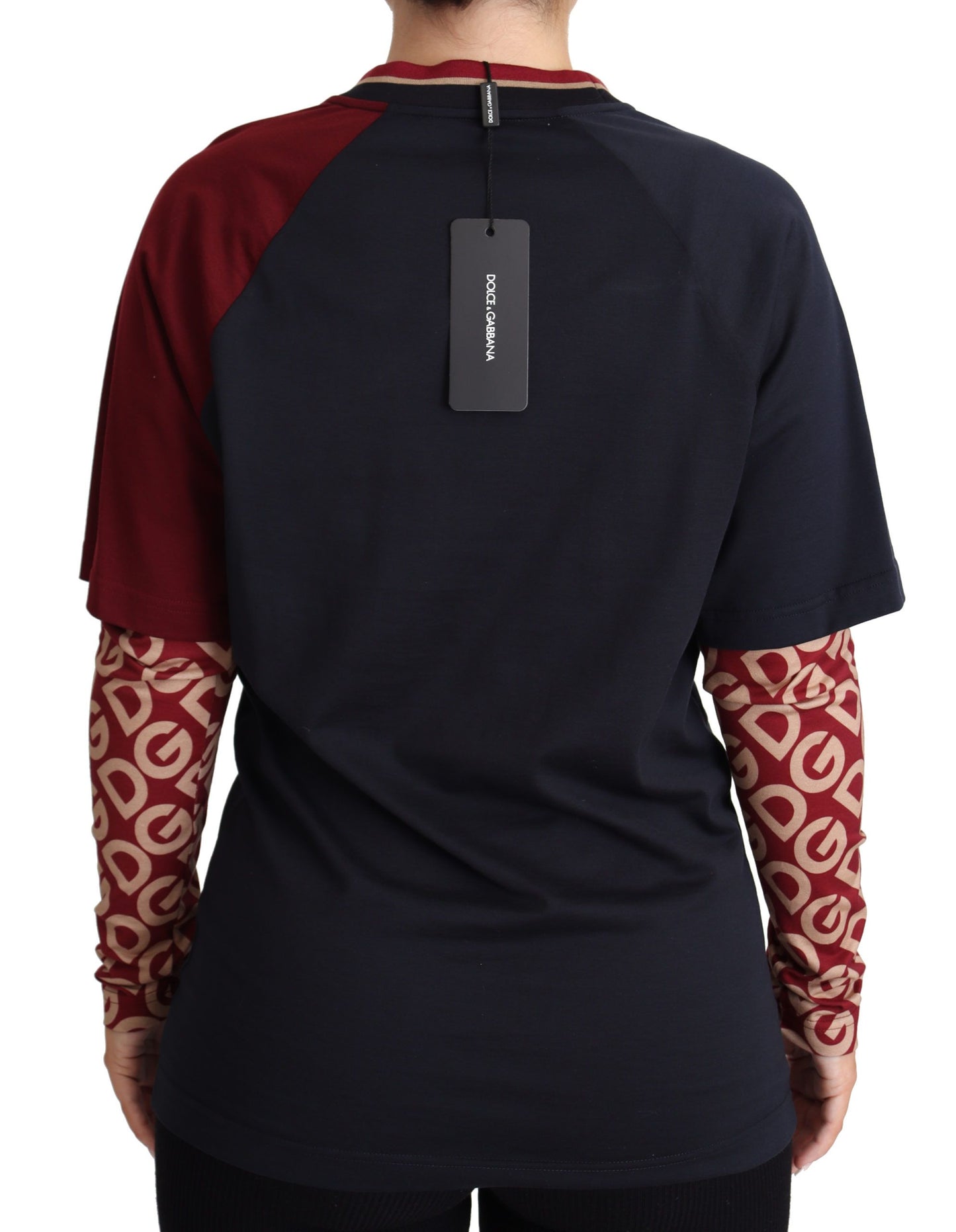 - Multicolor Royals Cotton Crewneck Sweater