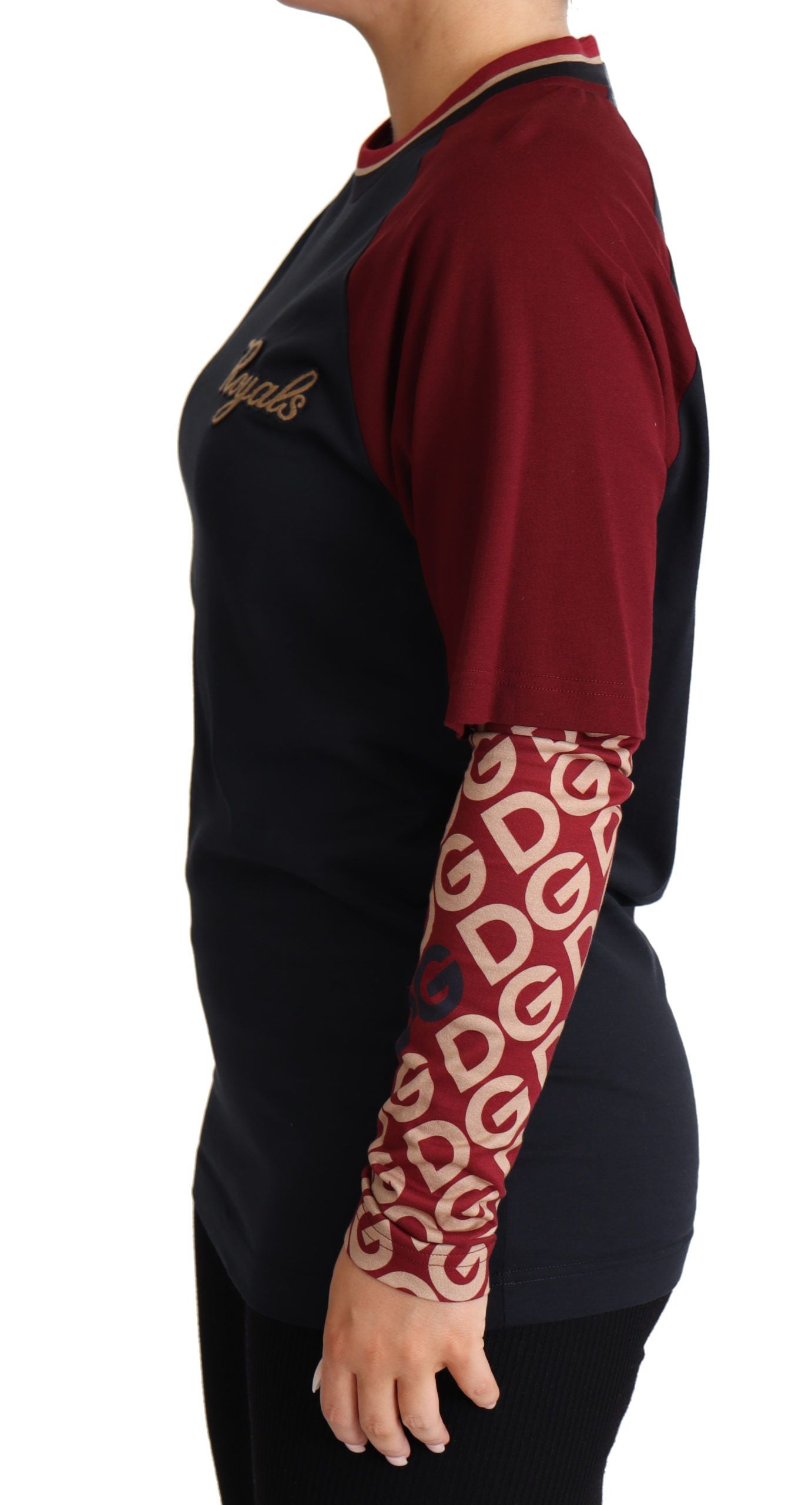 - Multicolor Royals Cotton Crewneck Sweater