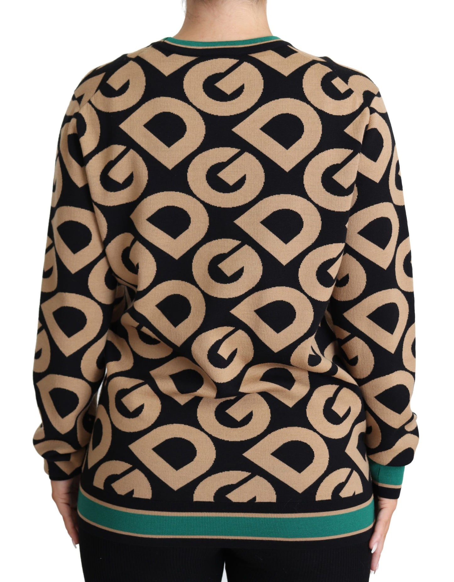 - Elegant Multicolor Wool Blend Sweater