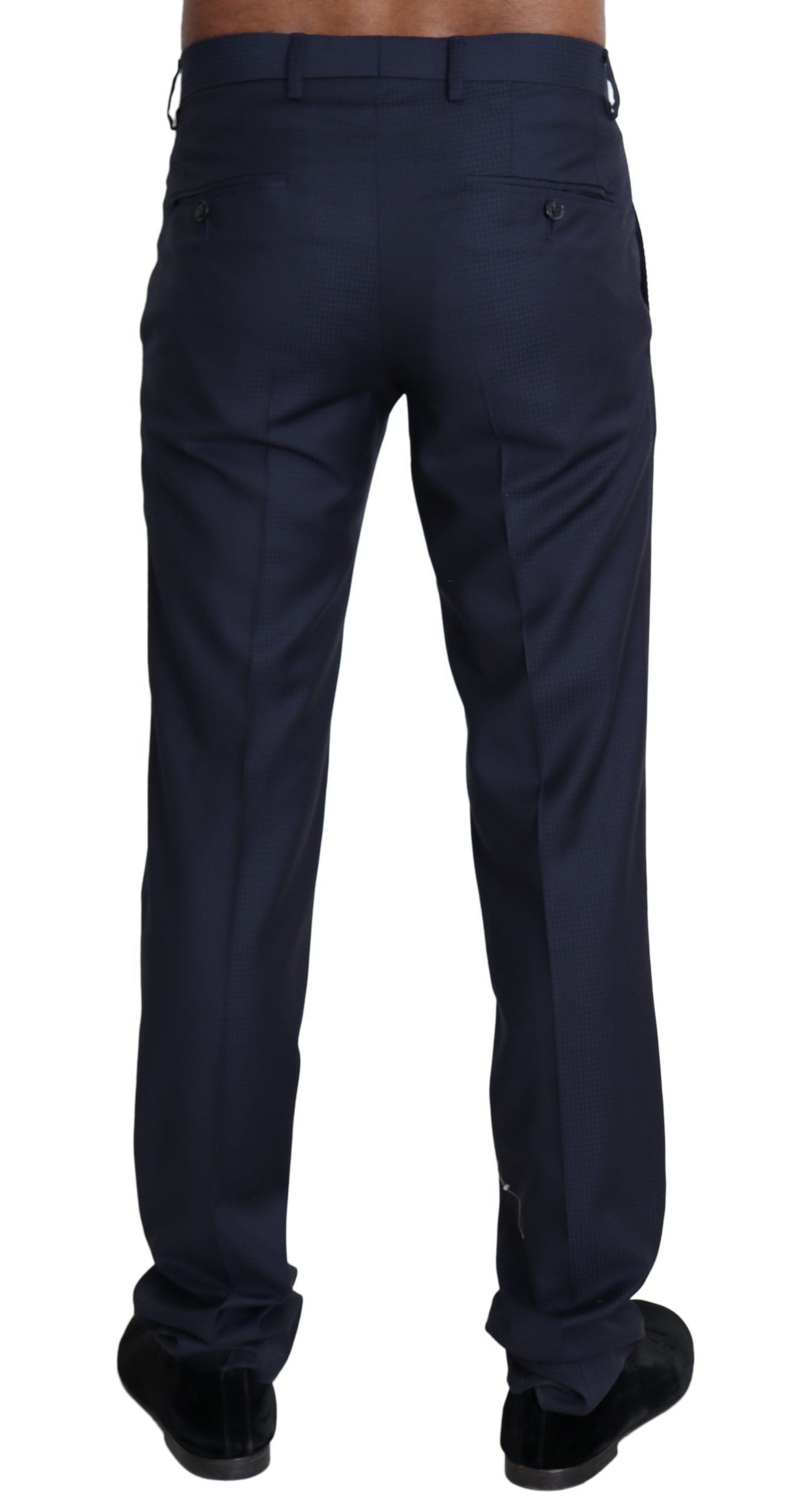 - Elegant Slim Fit Wool Blend Dress Pants