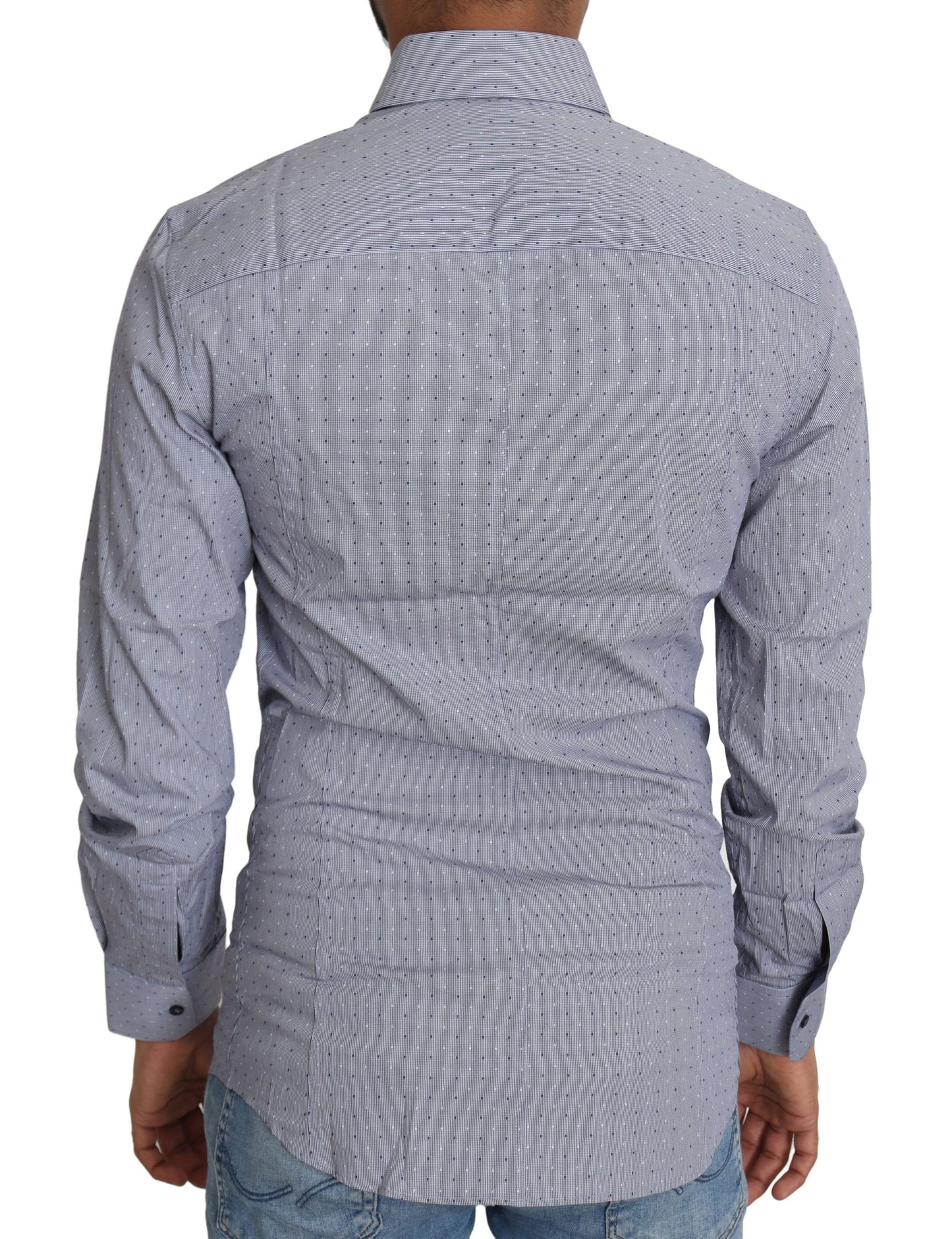 - Sicilia Slim Fit Polka Dot Cotton Blend Shirt