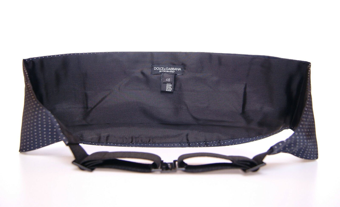 - Elegant Silk Polka Dot Cummerbund
