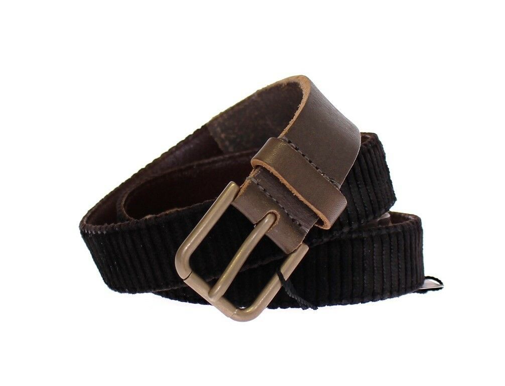 - Elegant Leather-Cotton Fusion Men's Belt