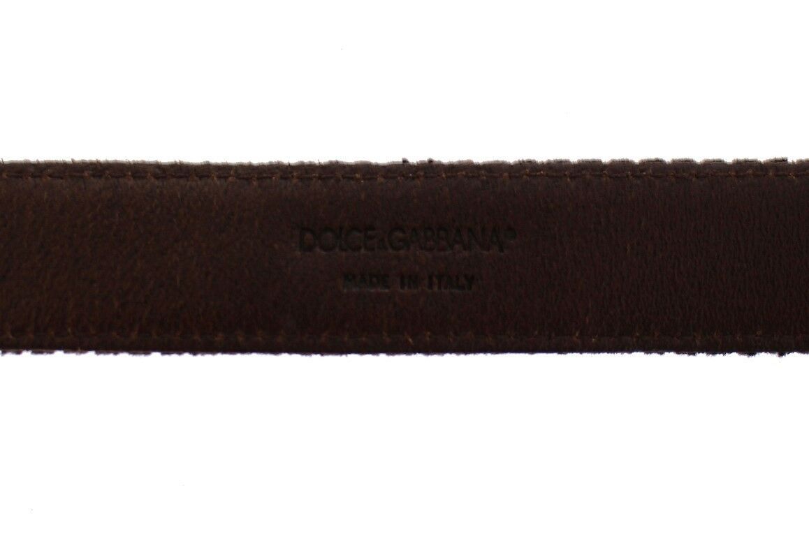 - Elegant Leather-Cotton Fusion Men's Belt