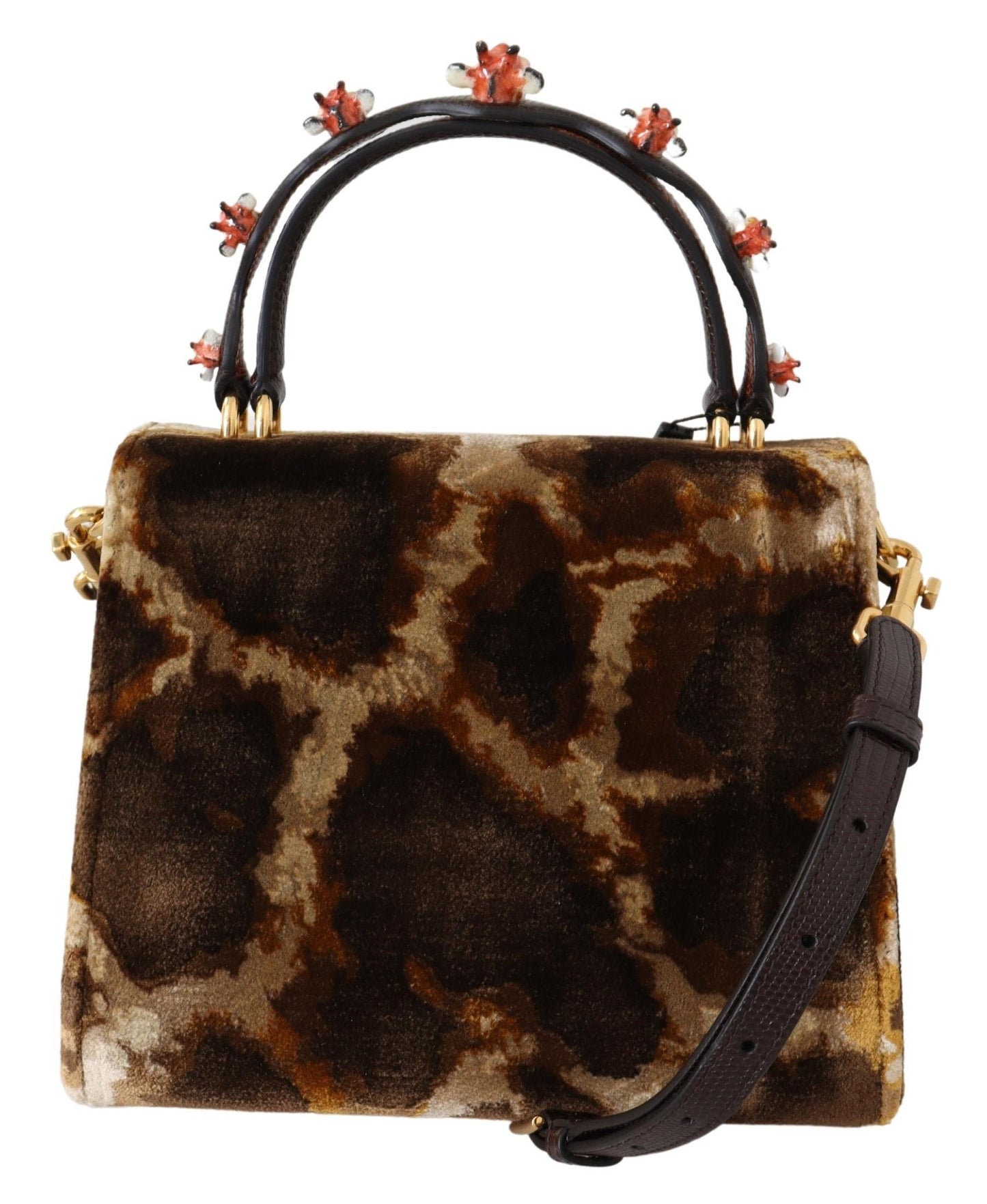 - Elegant Giraffe Pattern Welcome Bag with Gold Accents