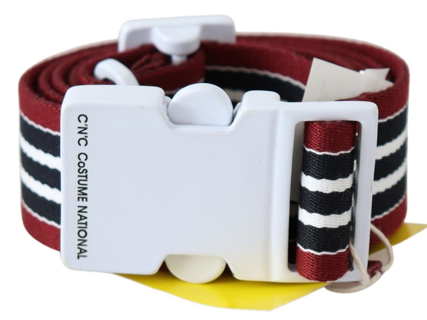 - Elegant Stripe Canvas Waist Belt