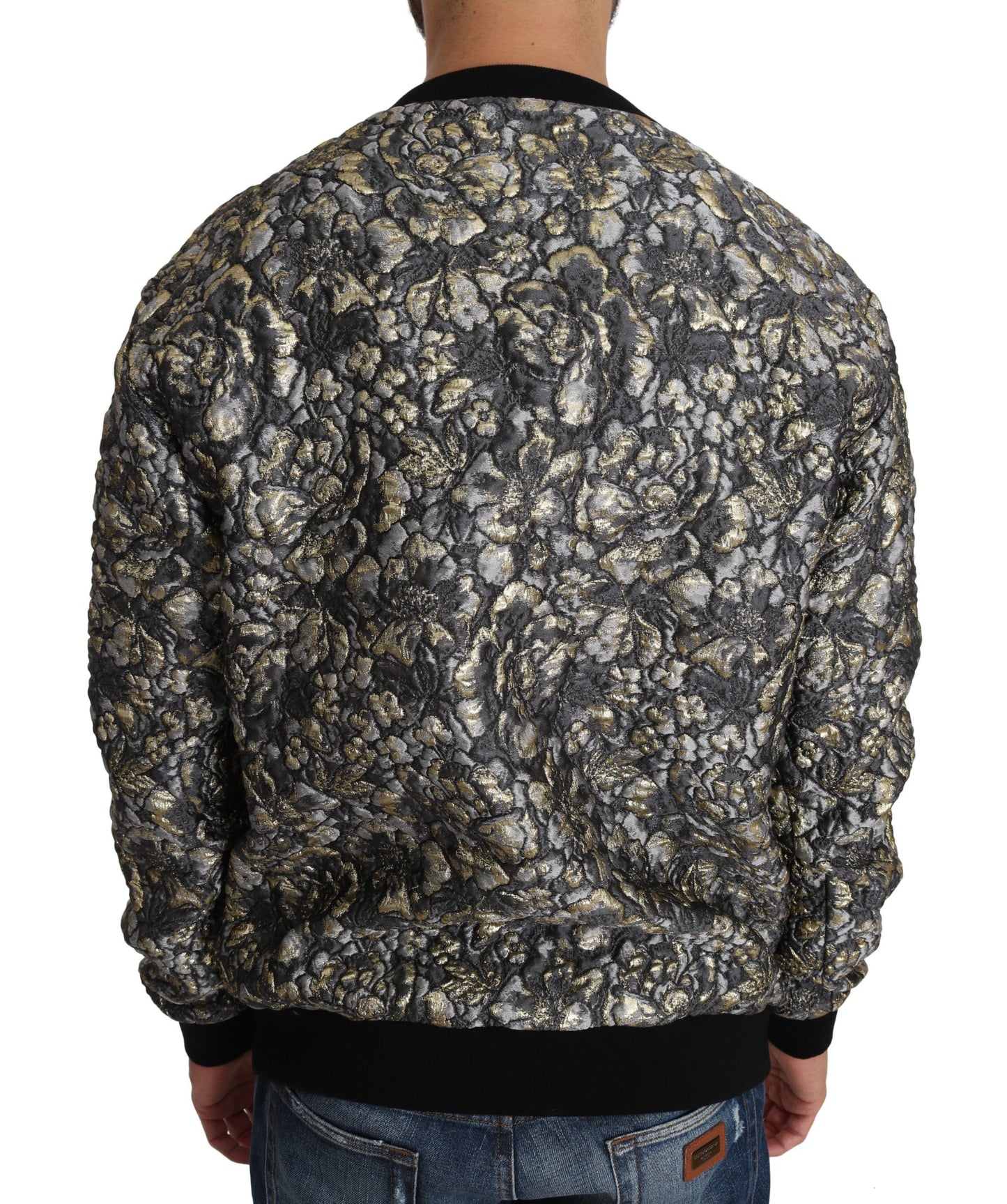 - Samba Jacquard Palm Crewneck Sweater