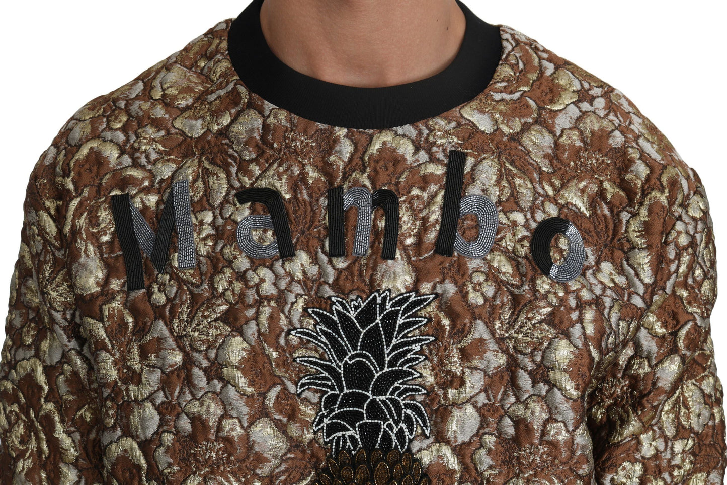 - Opulent Multicolor Crewneck Sweater
