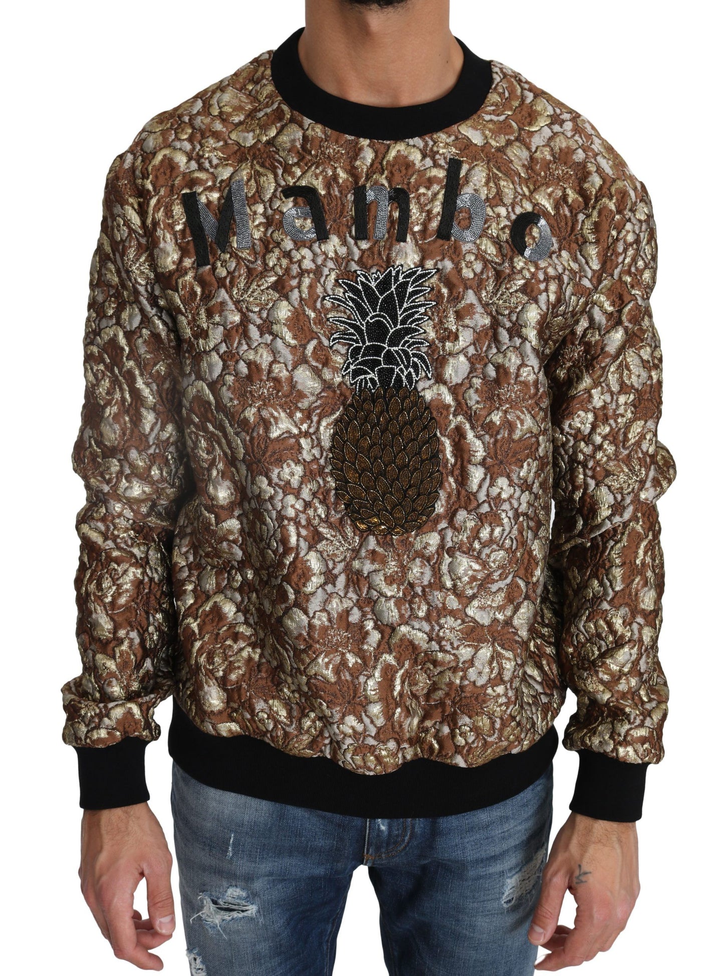 - Opulent Multicolor Crewneck Sweater