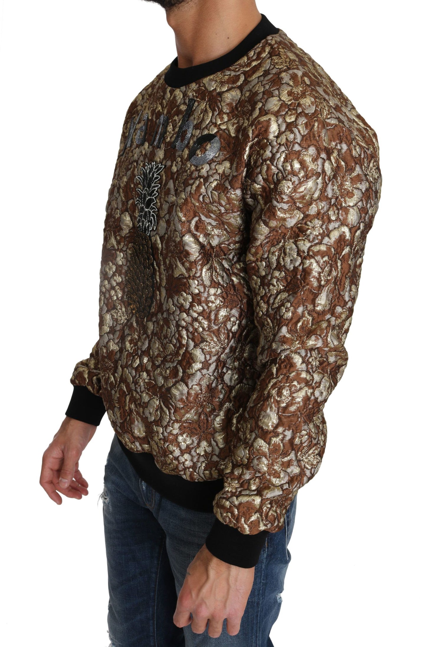 - Opulent Multicolor Crewneck Sweater