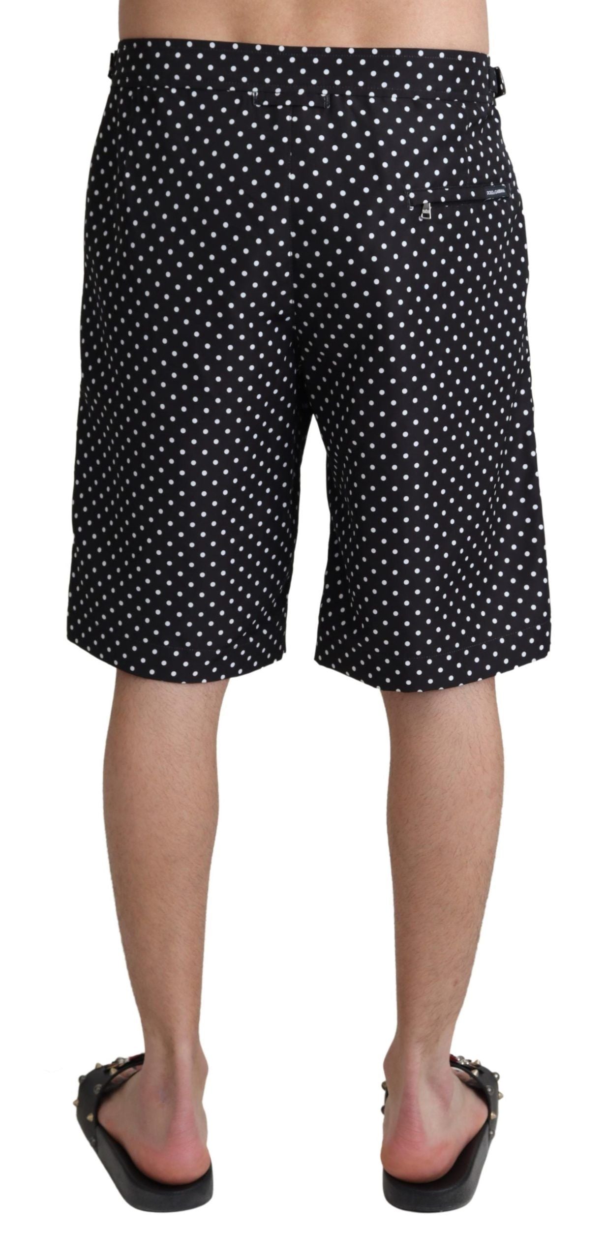 - Polka Dot Elegance Swim Trunks Boxer