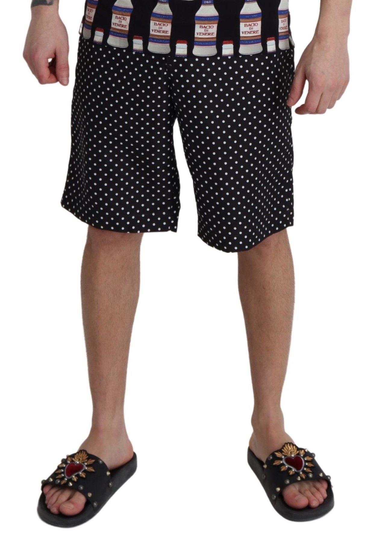 - Polka Dot Elegance Swim Trunks Boxer