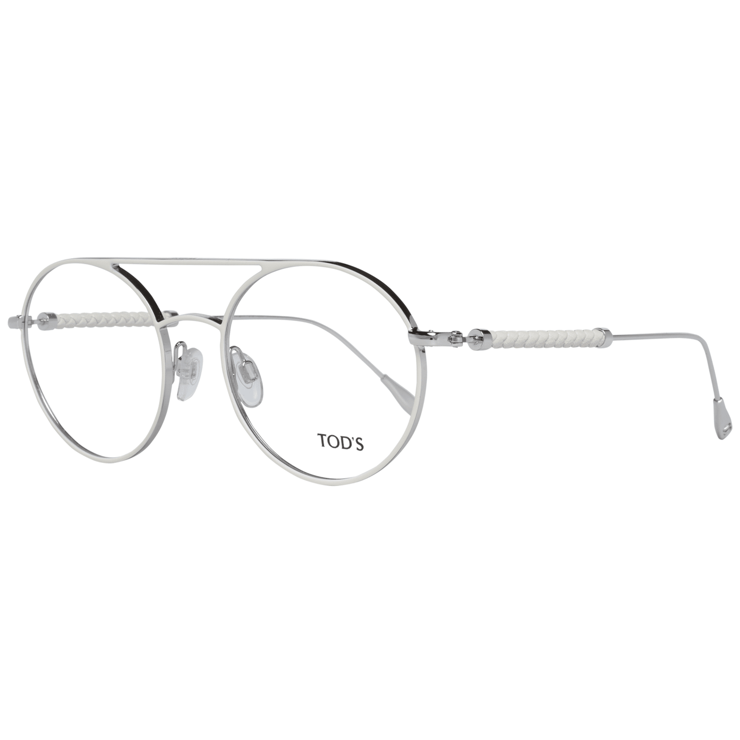 Tod's Women’s Optical Frames – White Full-Rim Aviator Style