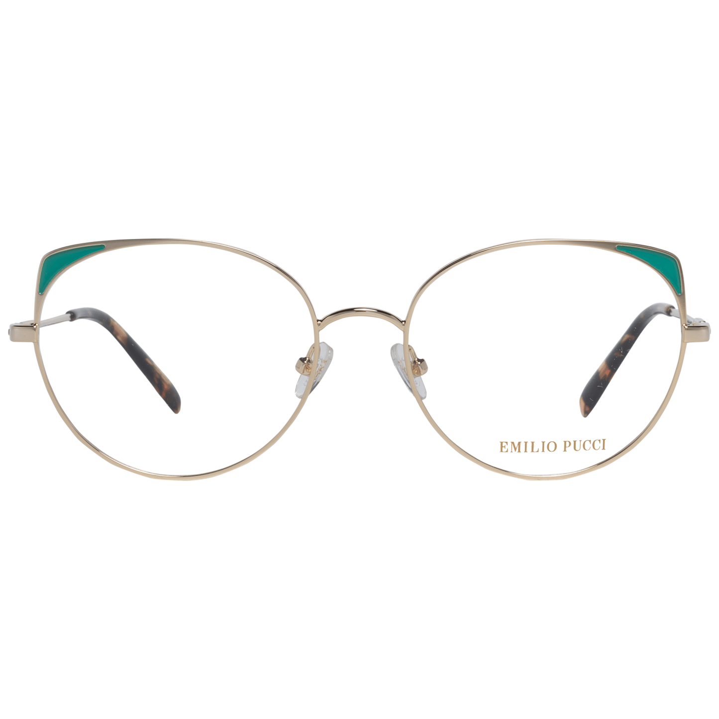 Emilio Pucci Women's Optical Frames – Gold Full-Rim, 54mm