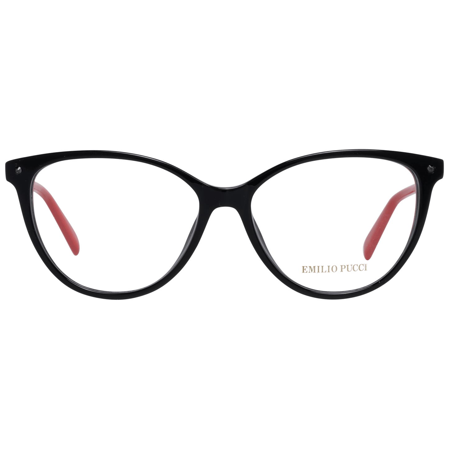 Emilio Pucci Women's Black Optical Frames – Square Full-Rim