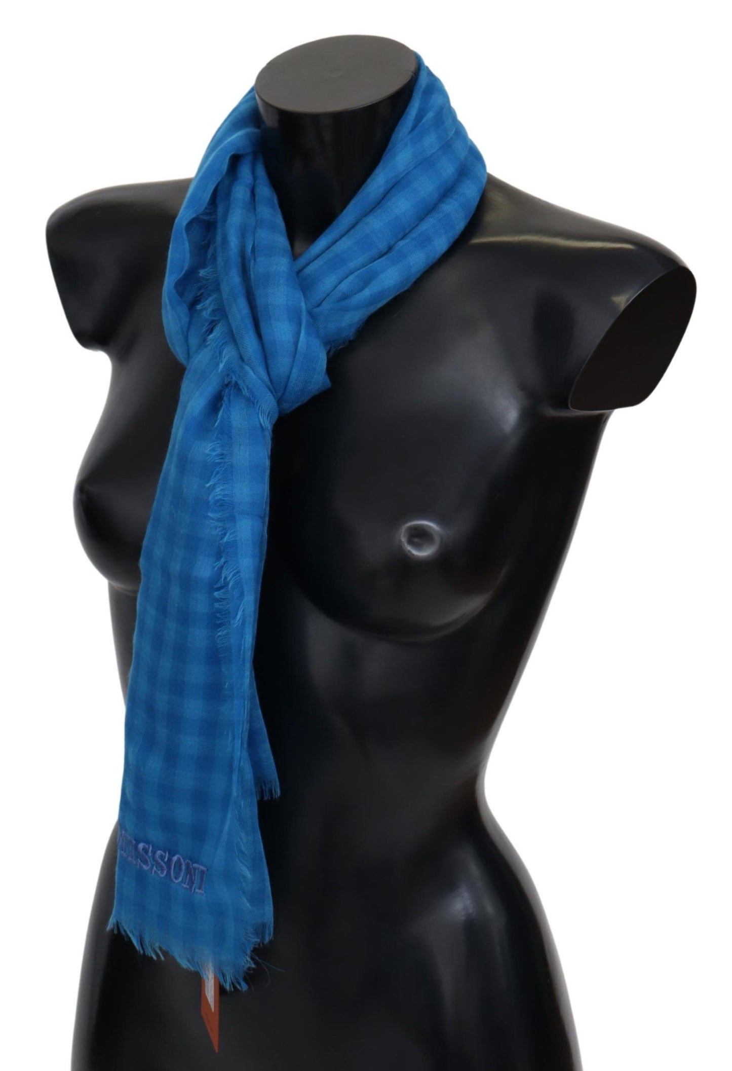 - Chic Checkered Cashmere Scarf