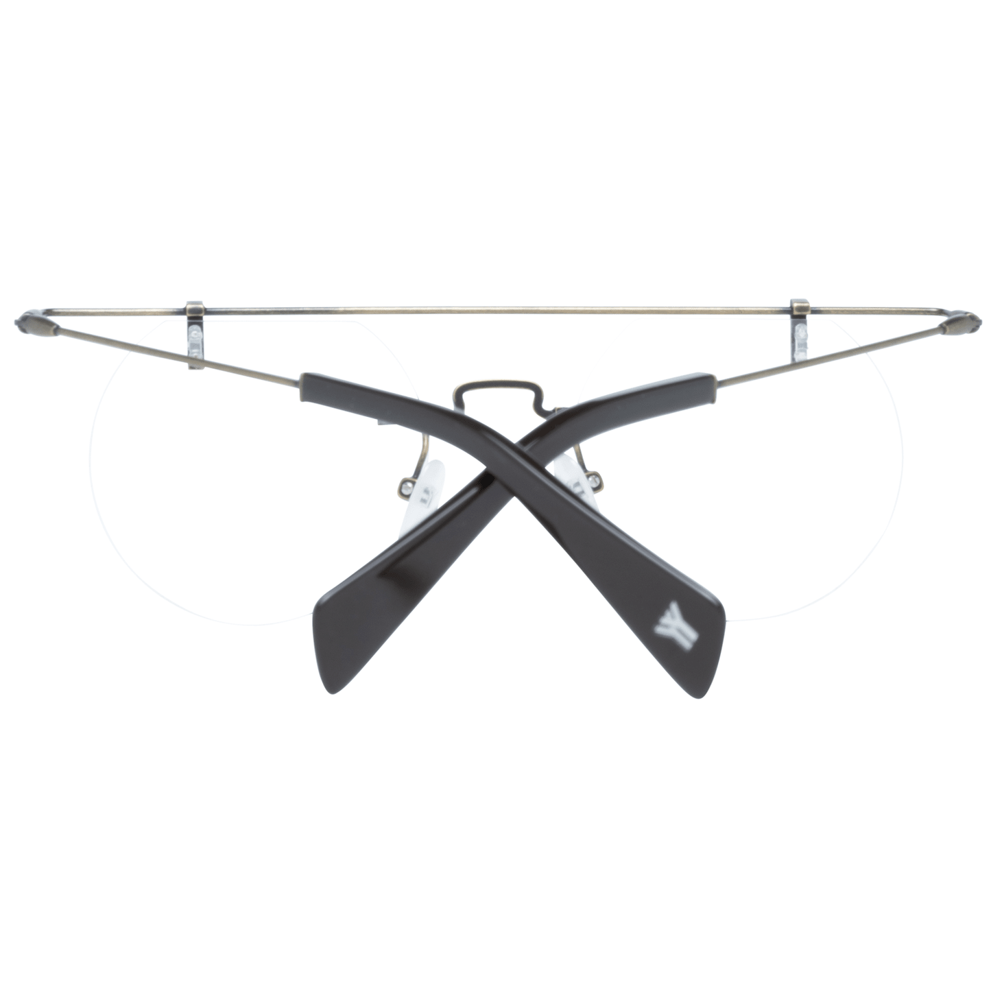 Yohji Yamamoto Men's Optical Frames – Gray Round Frame, 49mm