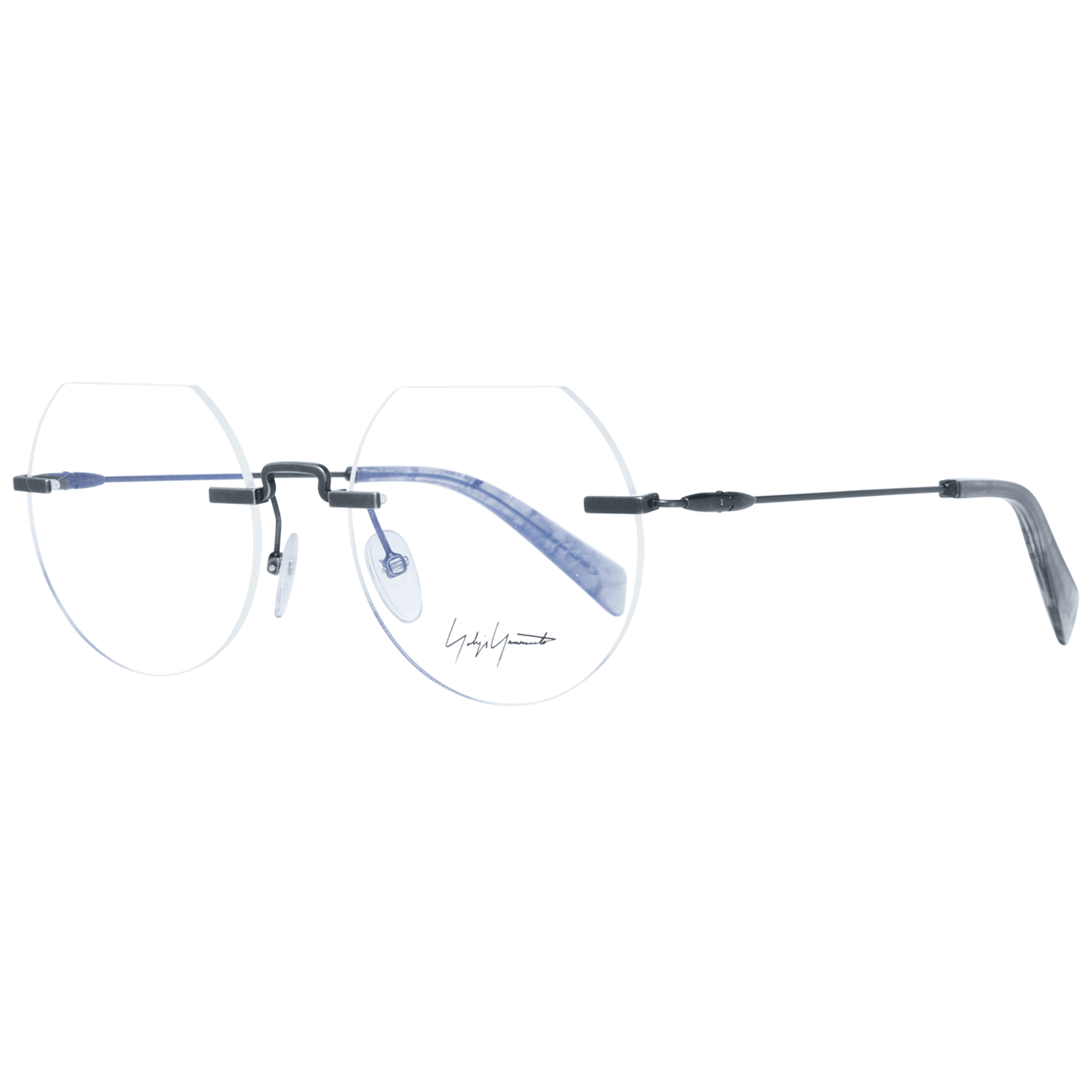 Yohji Yamamoto Men’s Optical Frames – Grey Rimless Design