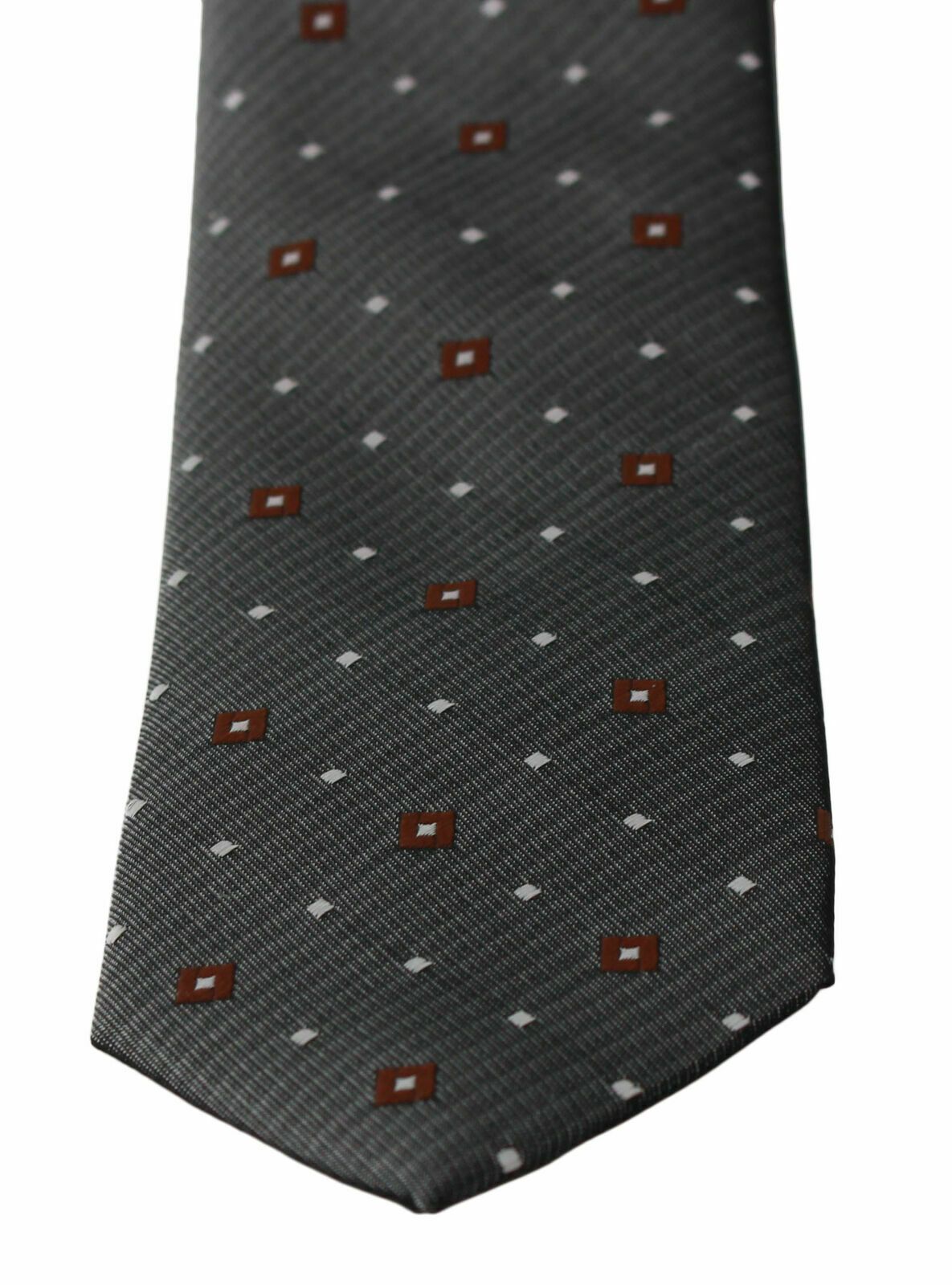 Dolce & Gabbana Gray Patterned Silk Blend Neck Tie