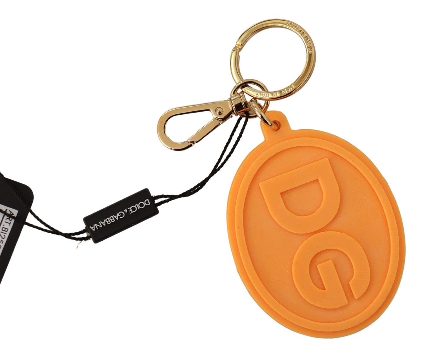 - Stunning Orange Gold Keychain & Bag Charm