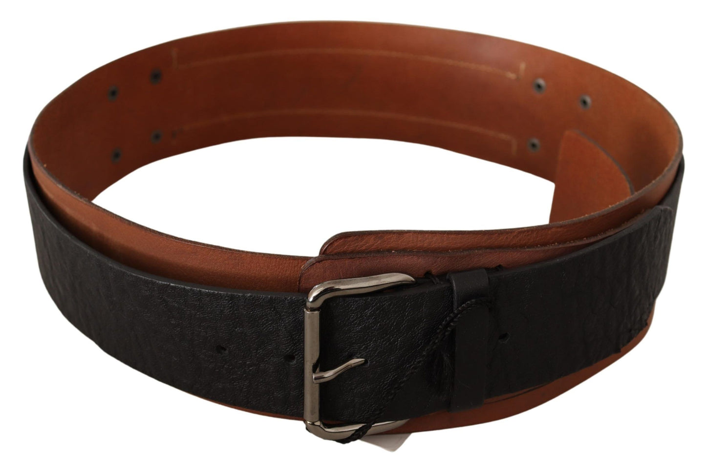- Elegant Dual-Tone Leather Fashion Belt