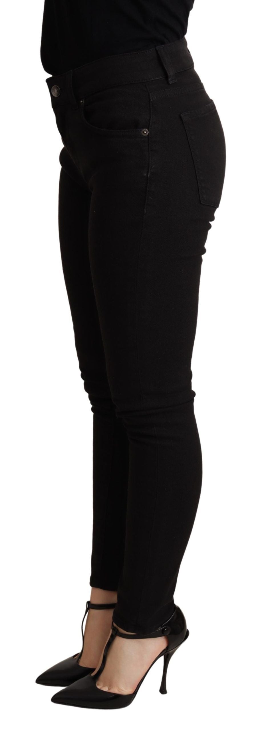 - Elegant Slim Black Skinny Jeans