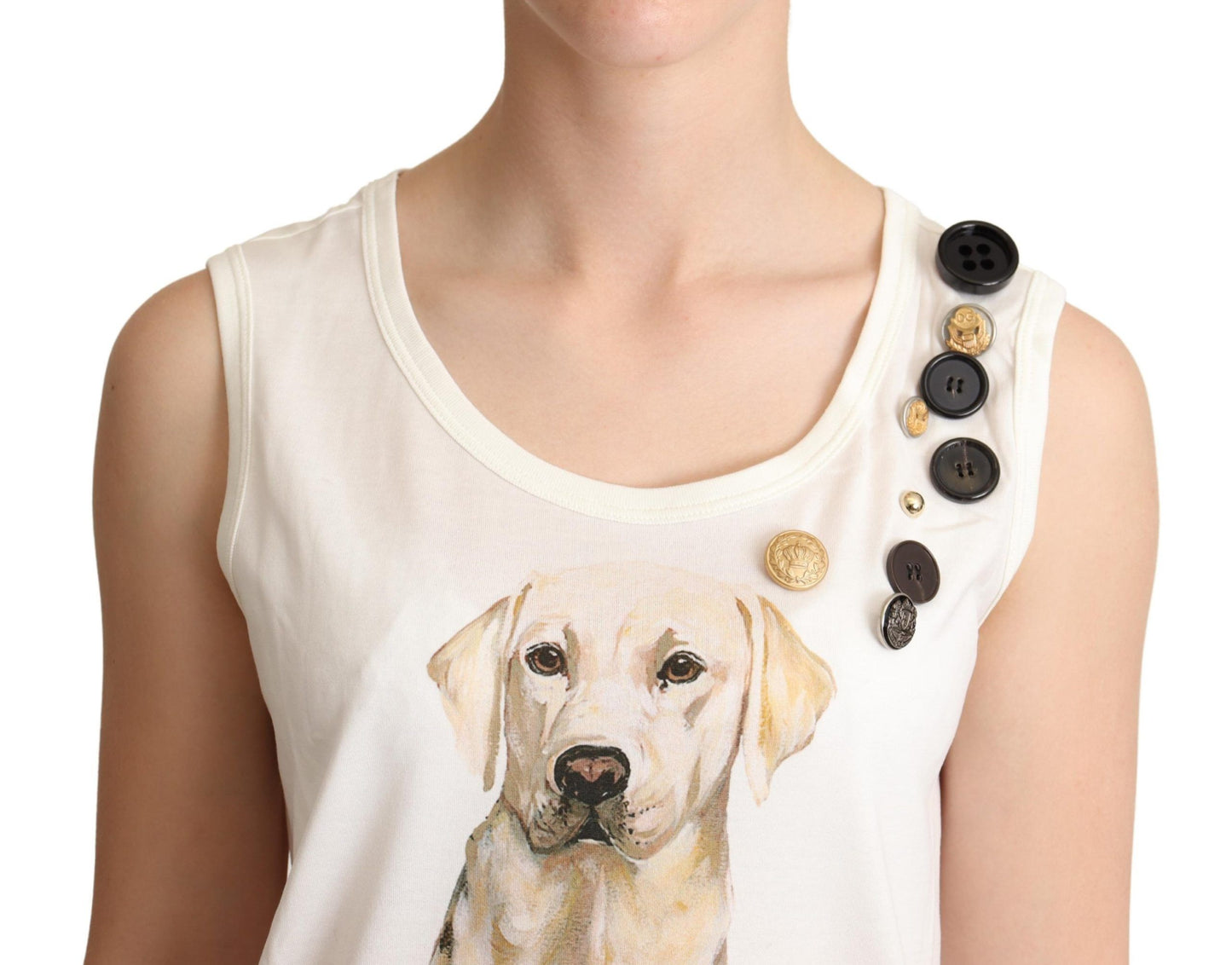- Chic Canine Floral Sleeveless Tank