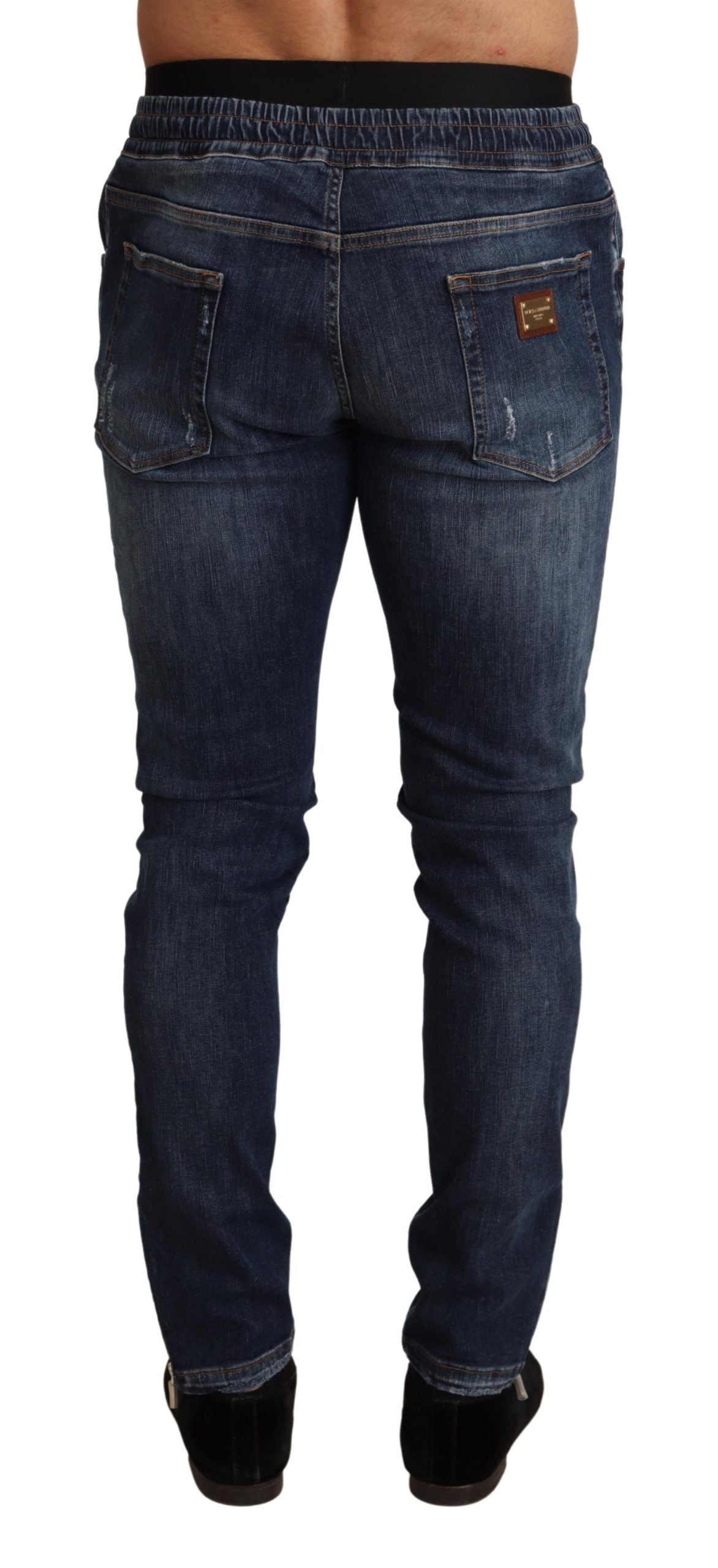 - Elegant Dark Blue Skinny Jeans
