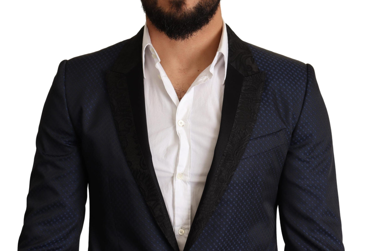 - Elegant Blue Slim Fit Martini Blazer