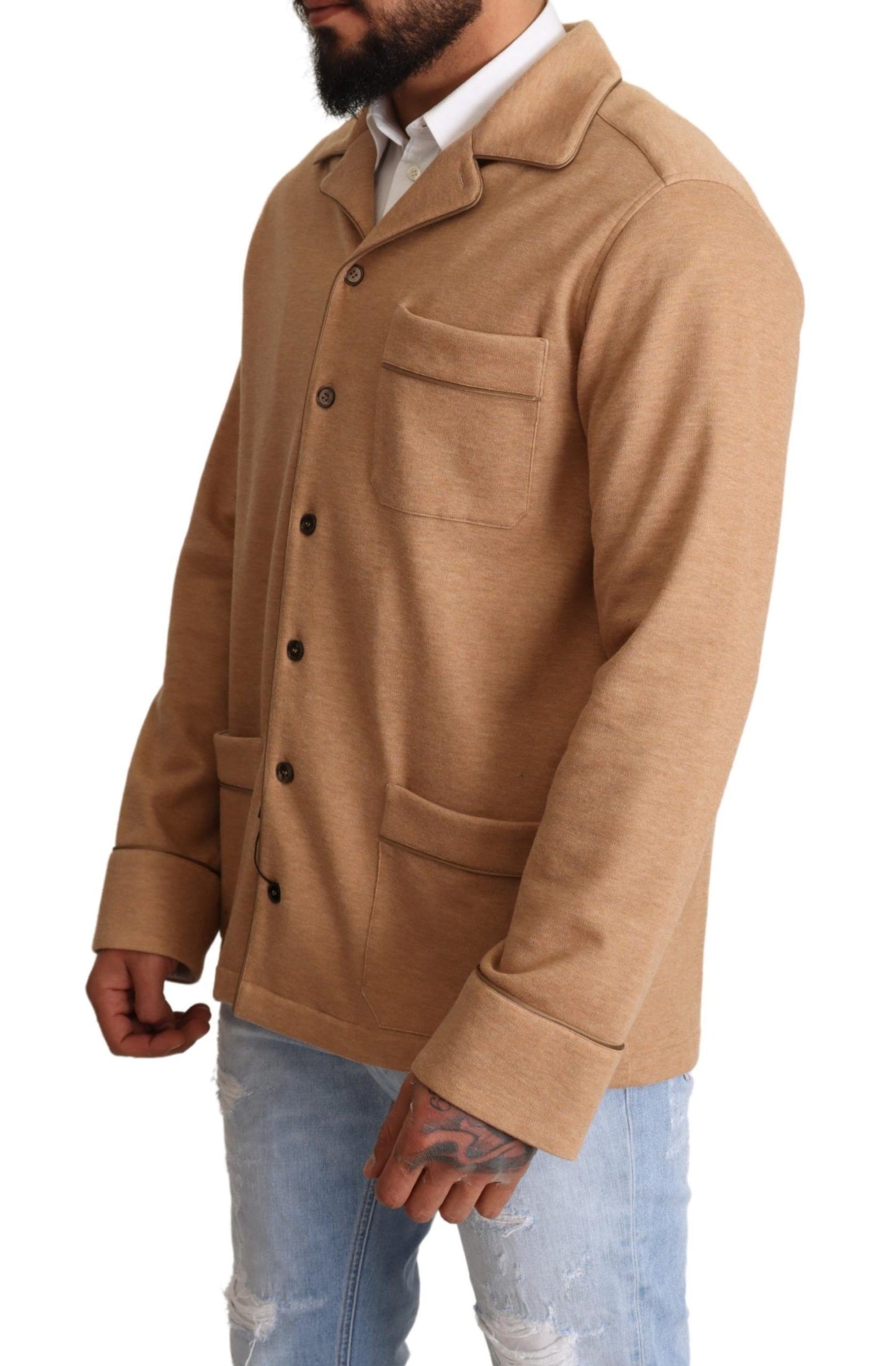 - Elegant Light Blue Jacket For Men