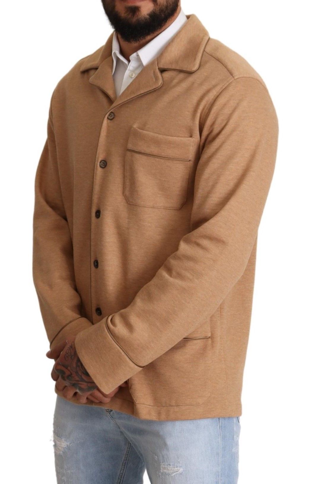 - Elegant Light Blue Jacket For Men