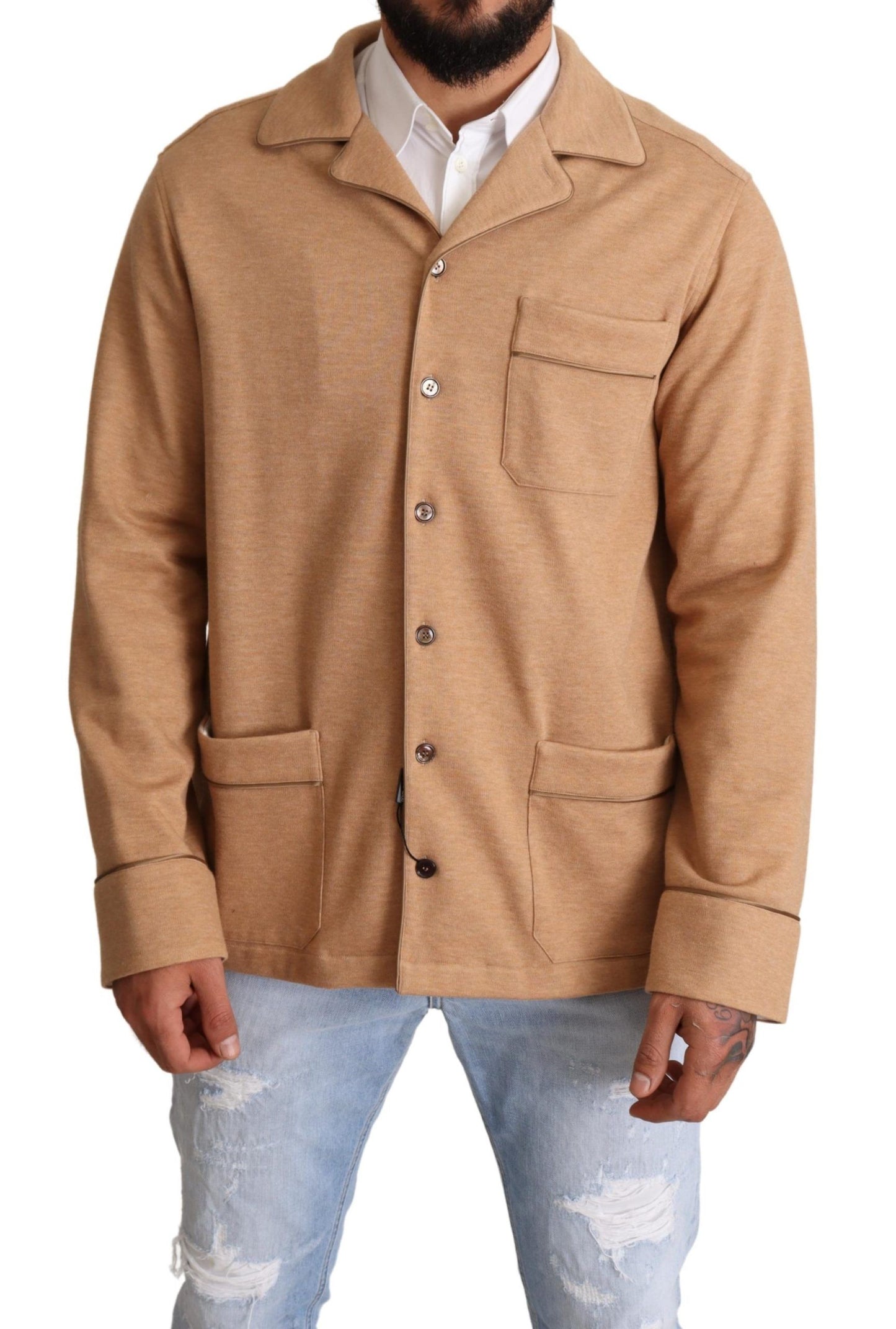 - Elegant Light Blue Jacket For Men