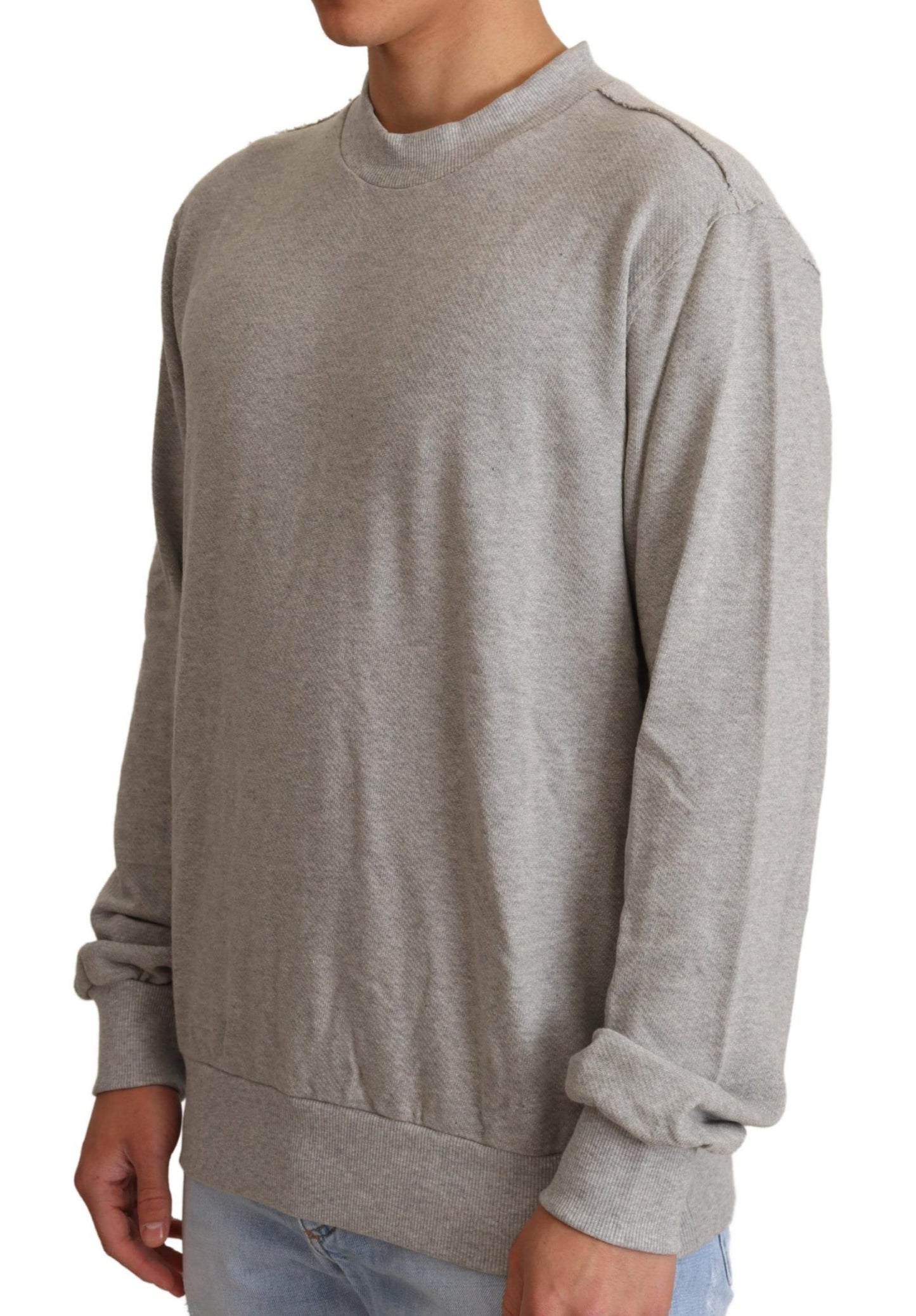 - Sophisticated Gray Crewneck Sweater