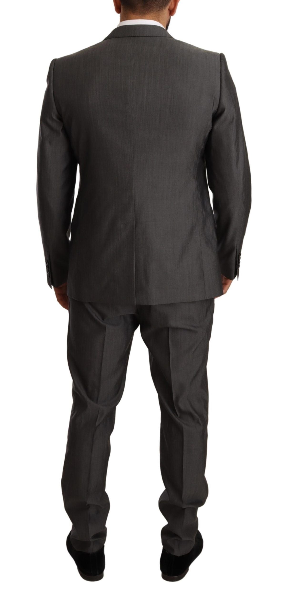 - Elegant Martini Slim-Fit Wool Silk Suit