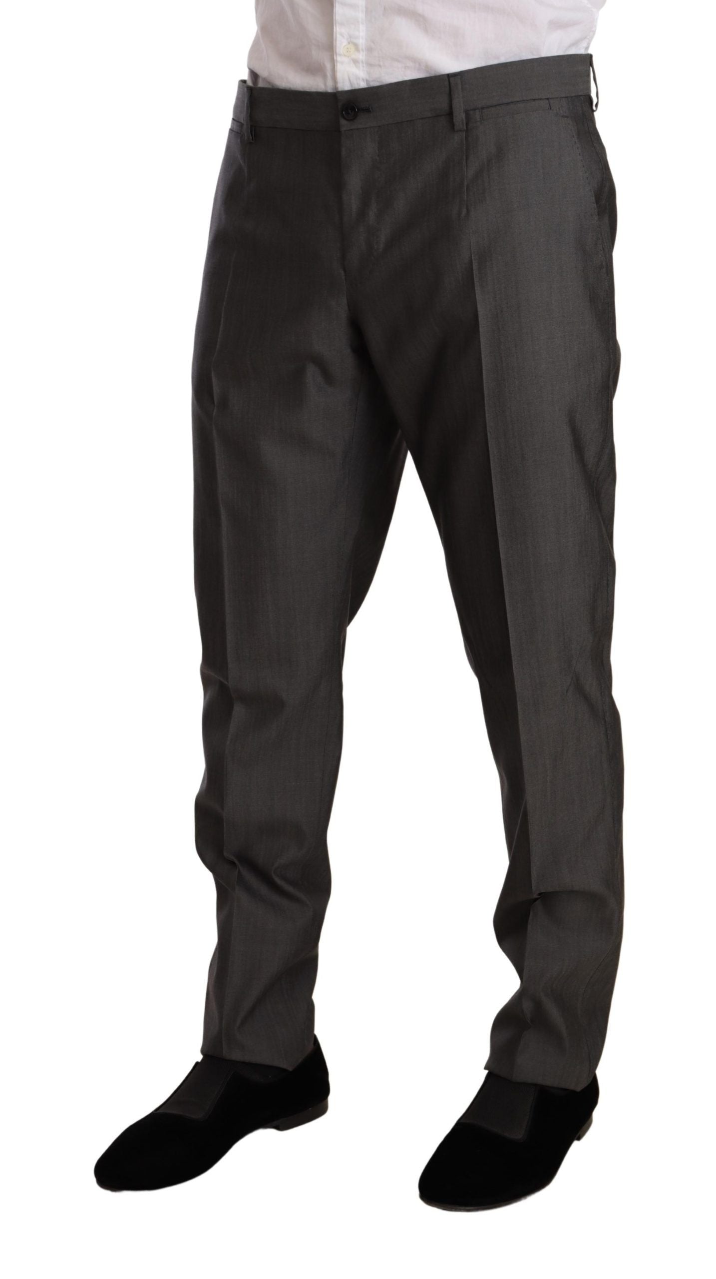 - Elegant Martini Slim-Fit Wool Silk Suit