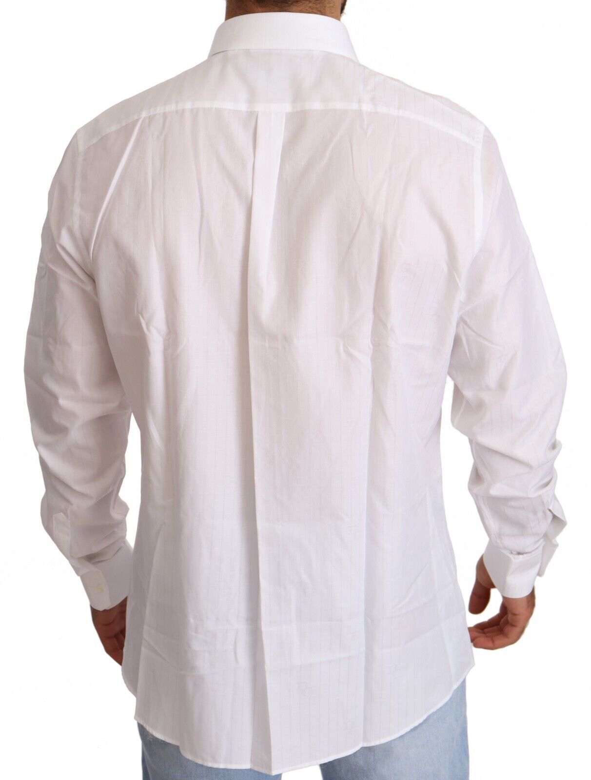 - White Cotton Martini Fit Shirt