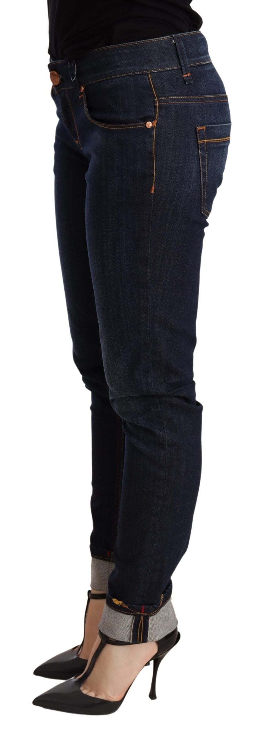 - Chic Dark Blue Skinny Jeans
