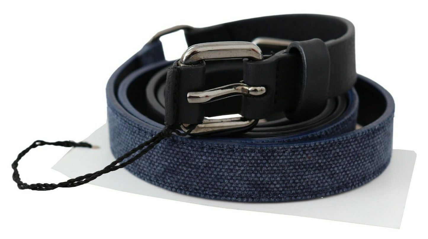 - Elegant Black Leather Adjustable Belt