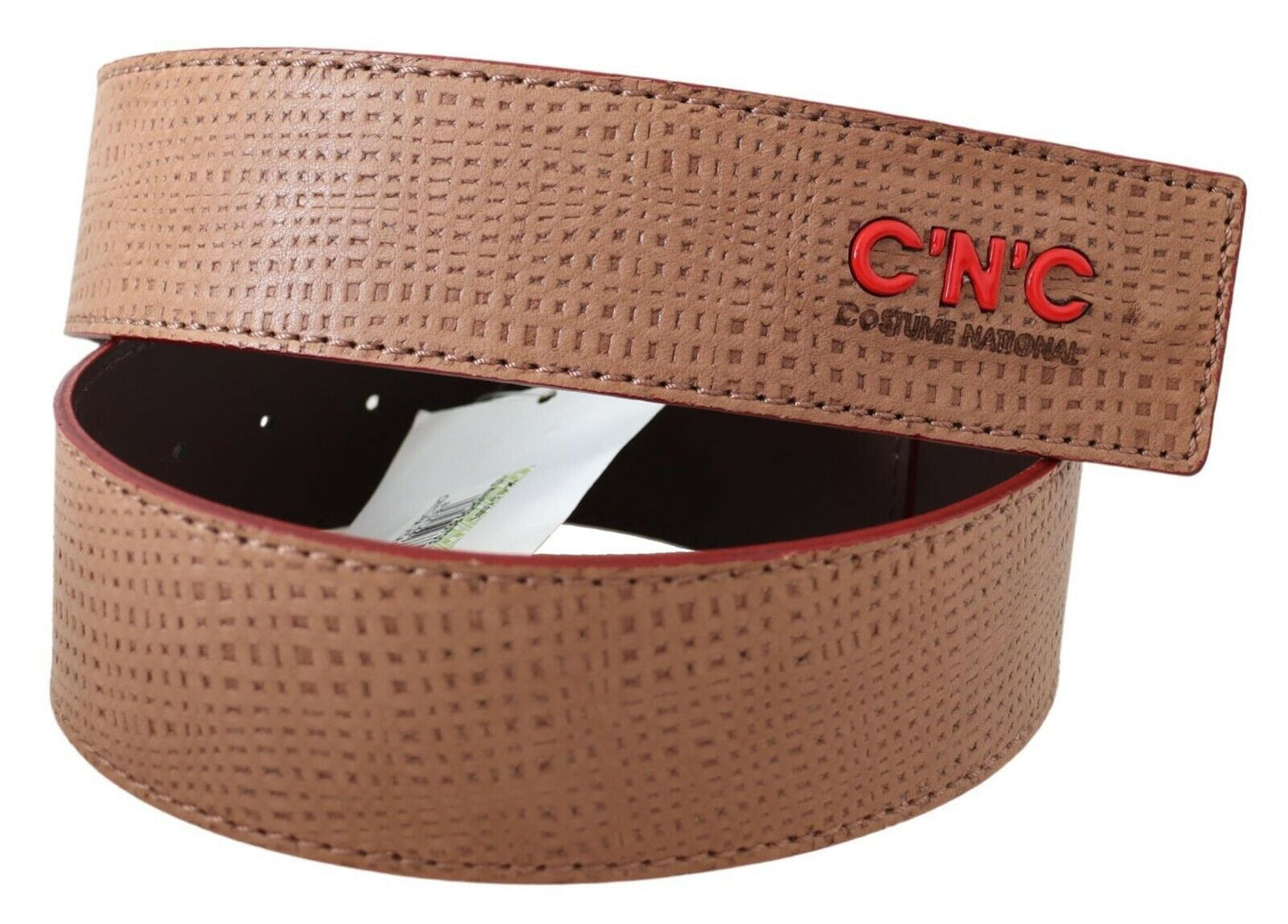 - Elegant Beige Leather Fashion Belt