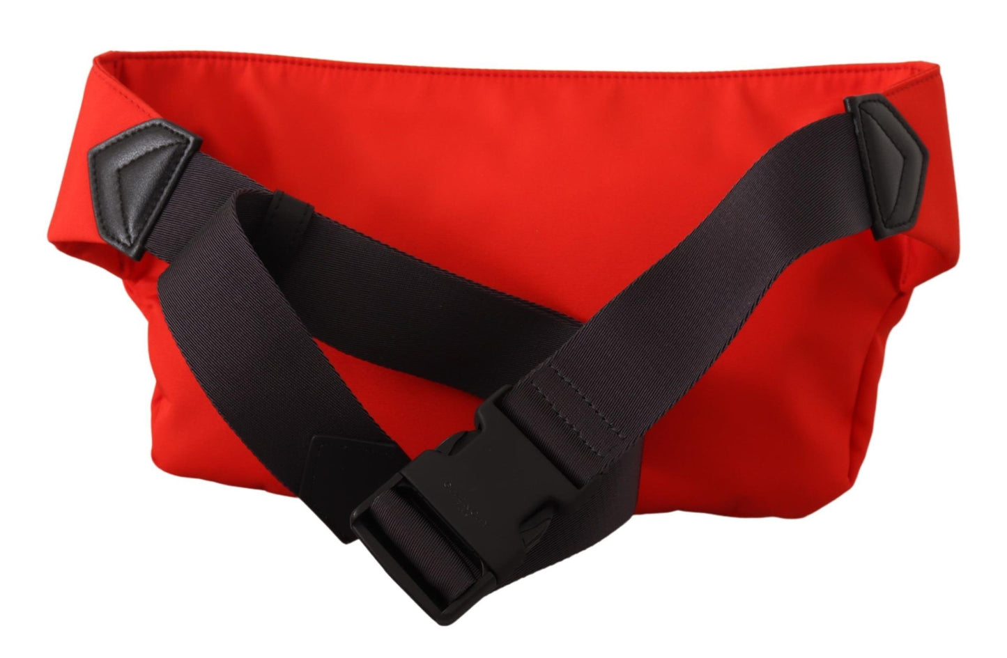 - Elegant Large Bum Belt Bag in Red and Black